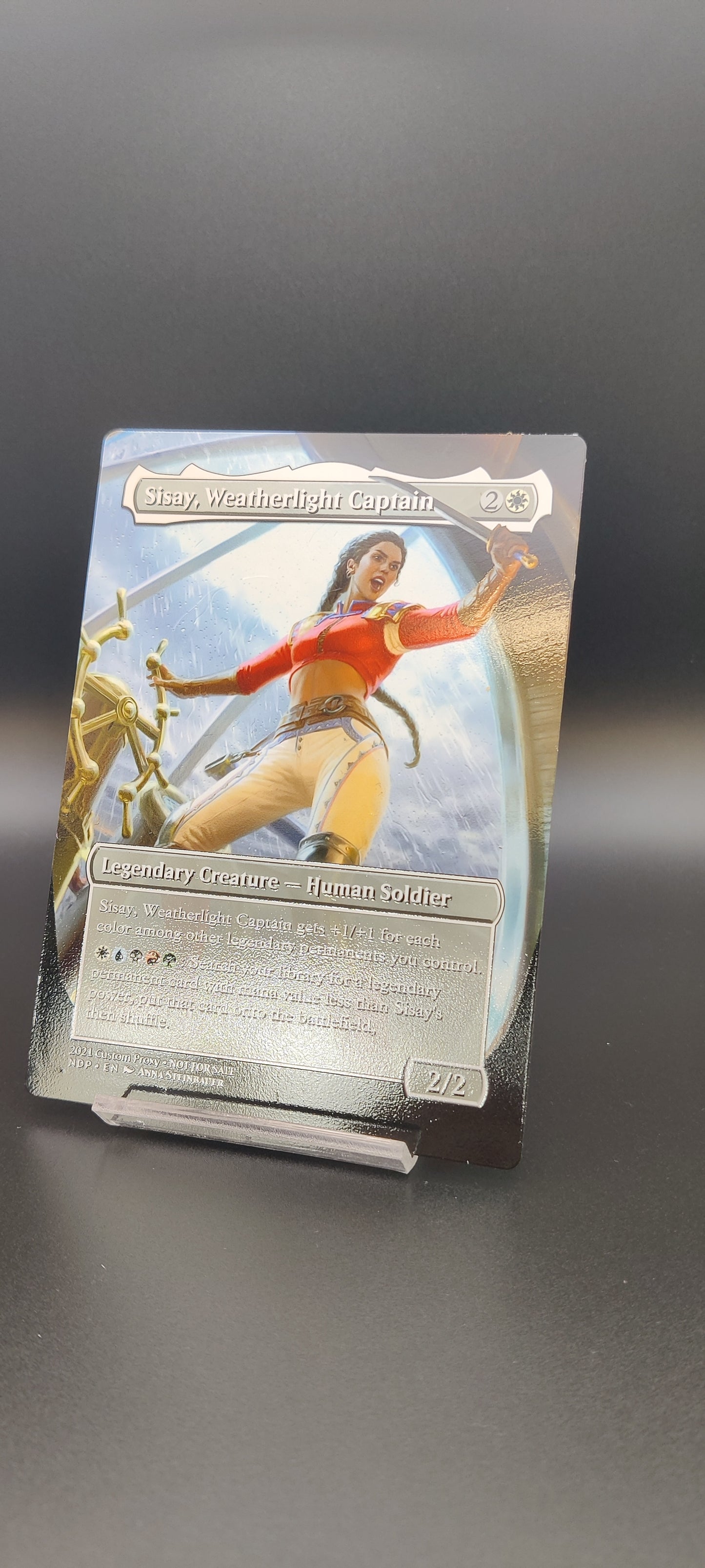 Custom Oversized Metal TCG Card